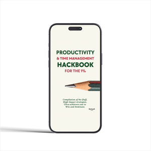 Productivity & time management hackbook for 1%