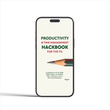 Productivity & time management hackbook for 1%