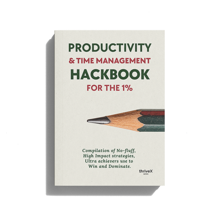 Productivity & time management hackbook for 1%